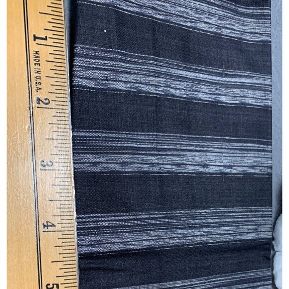 Vintage Black & White Striped Fabric Fat Quarter 18x22 Sewing & Crafts - Picture 2 of 4